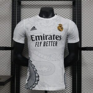 Camiseta blanca con dragón edición 24 Estilo Blanco Galáctico